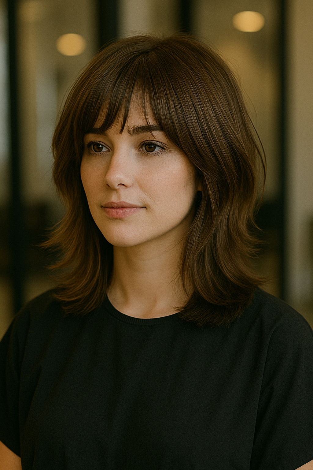 Classic Bob with Bangs