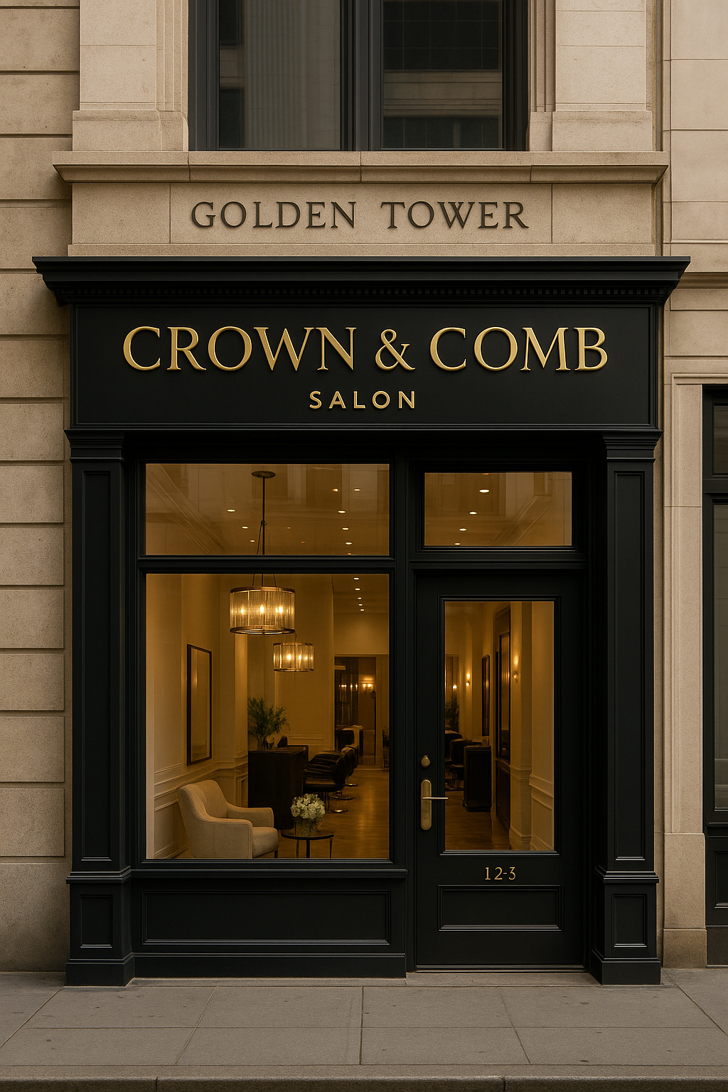 Crown & Comb Studio Exterior